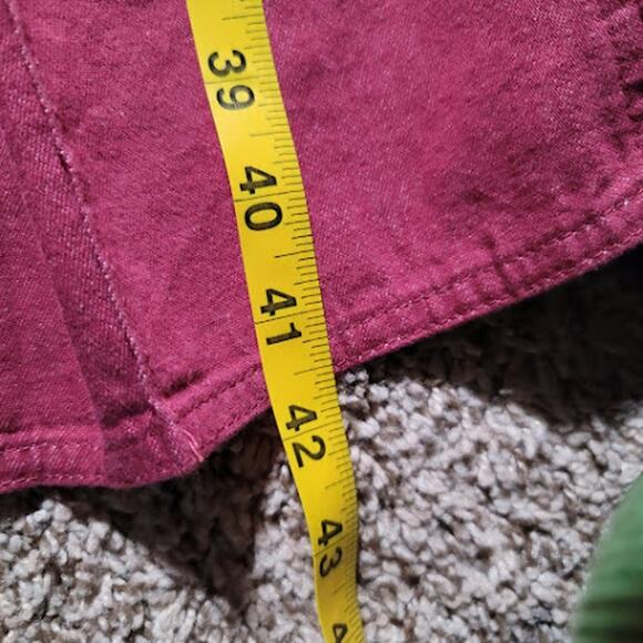 Orvis - Maroon Button front dress- size medium - Picture 7 of 8